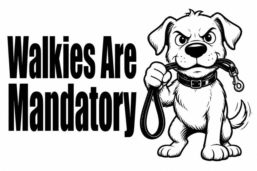 Walkies Are Mandatory