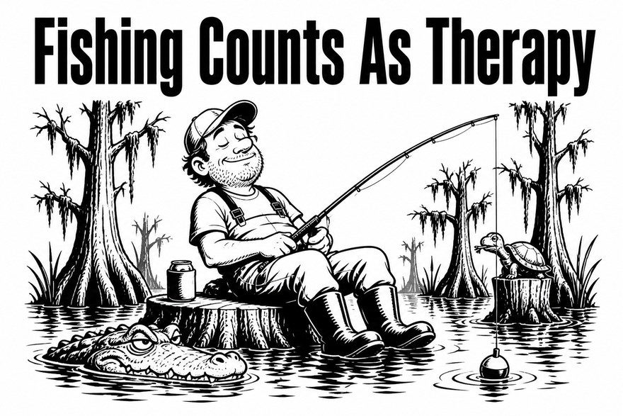 Fishing Counts As Therapy