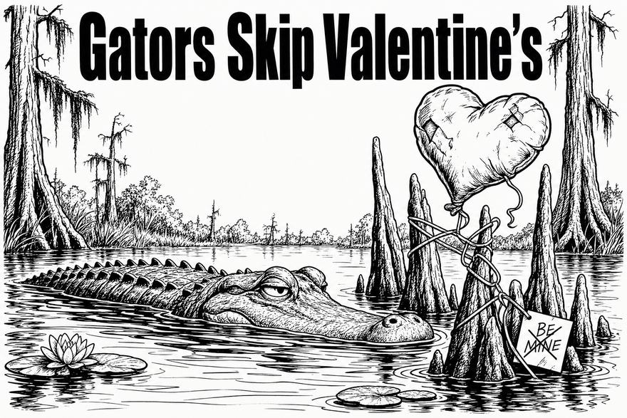 Gators Skip Valentine's