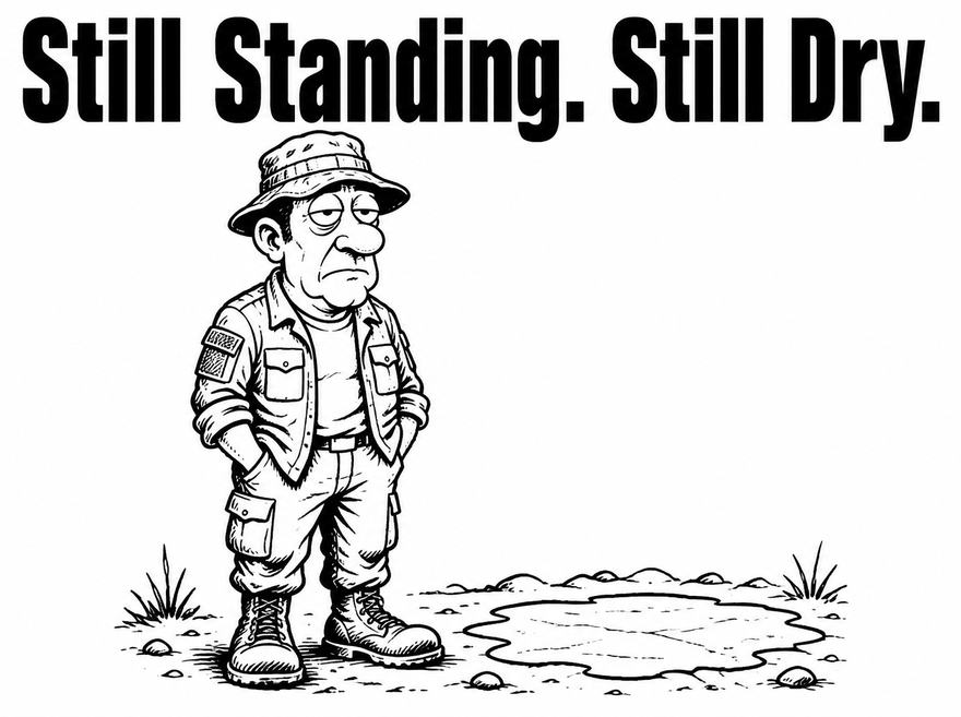 Still Standing. Still Dry.