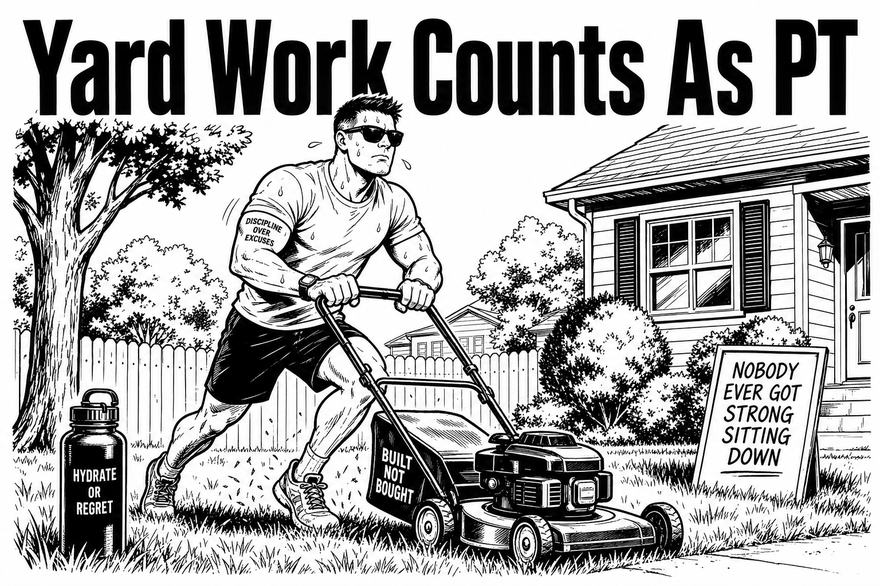 Yard Work Counts As PT
