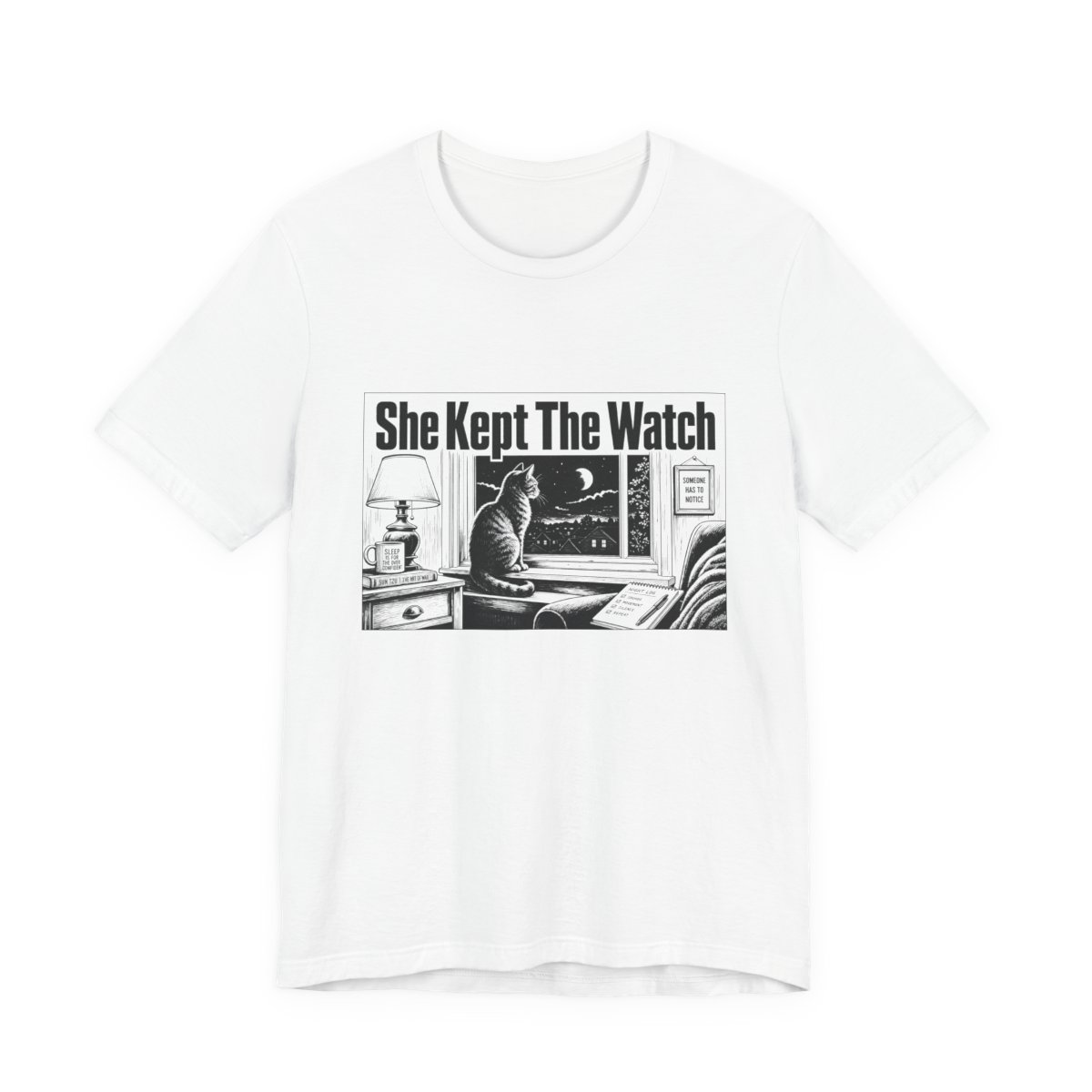 Men’s tee, She Kept The Watch