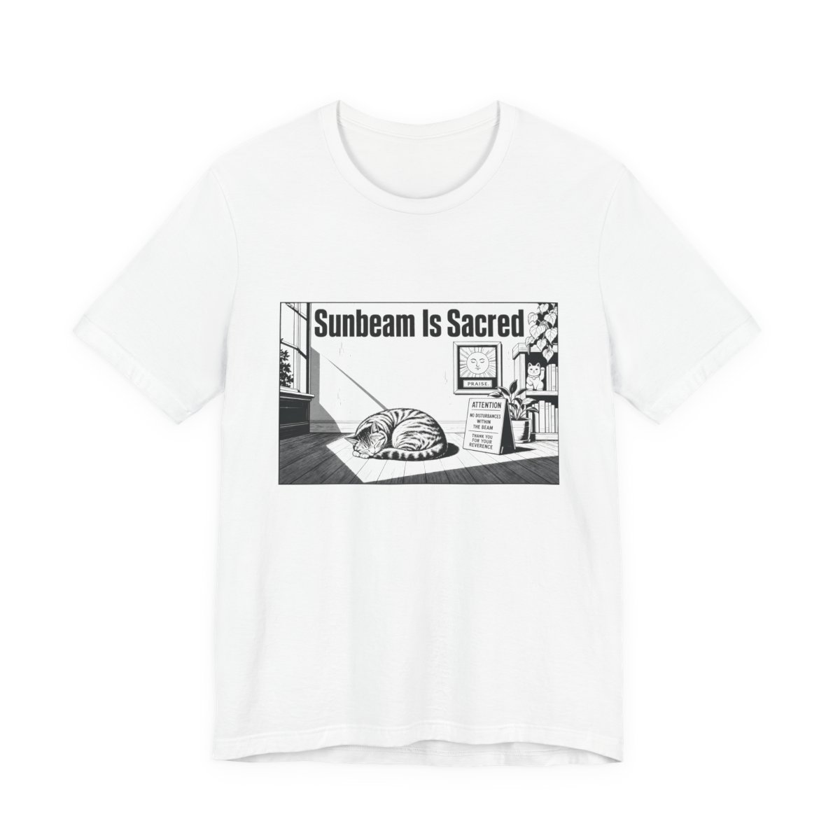 Men’s tee, Sunbeam Is Sacred