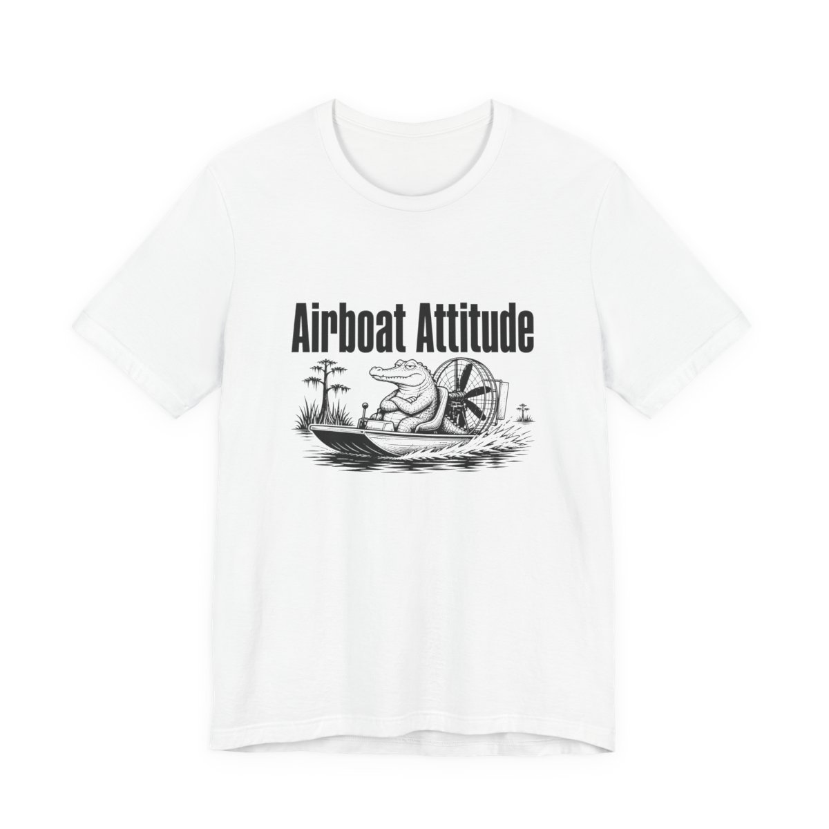 Men’s tee, Airboat Attitude