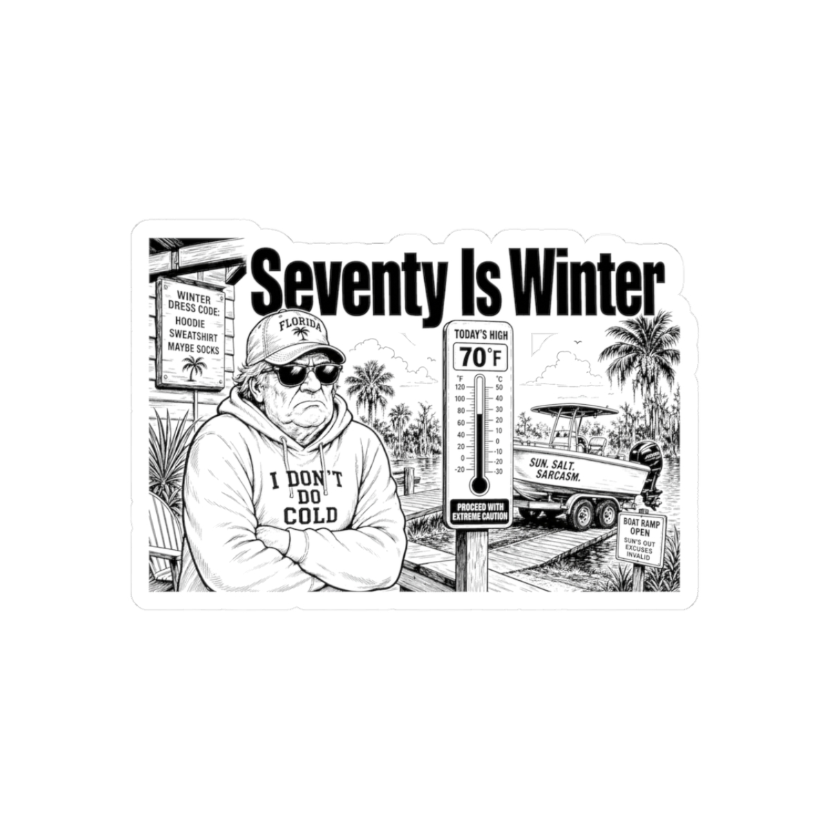 Sticker, Seventy Is Winter
