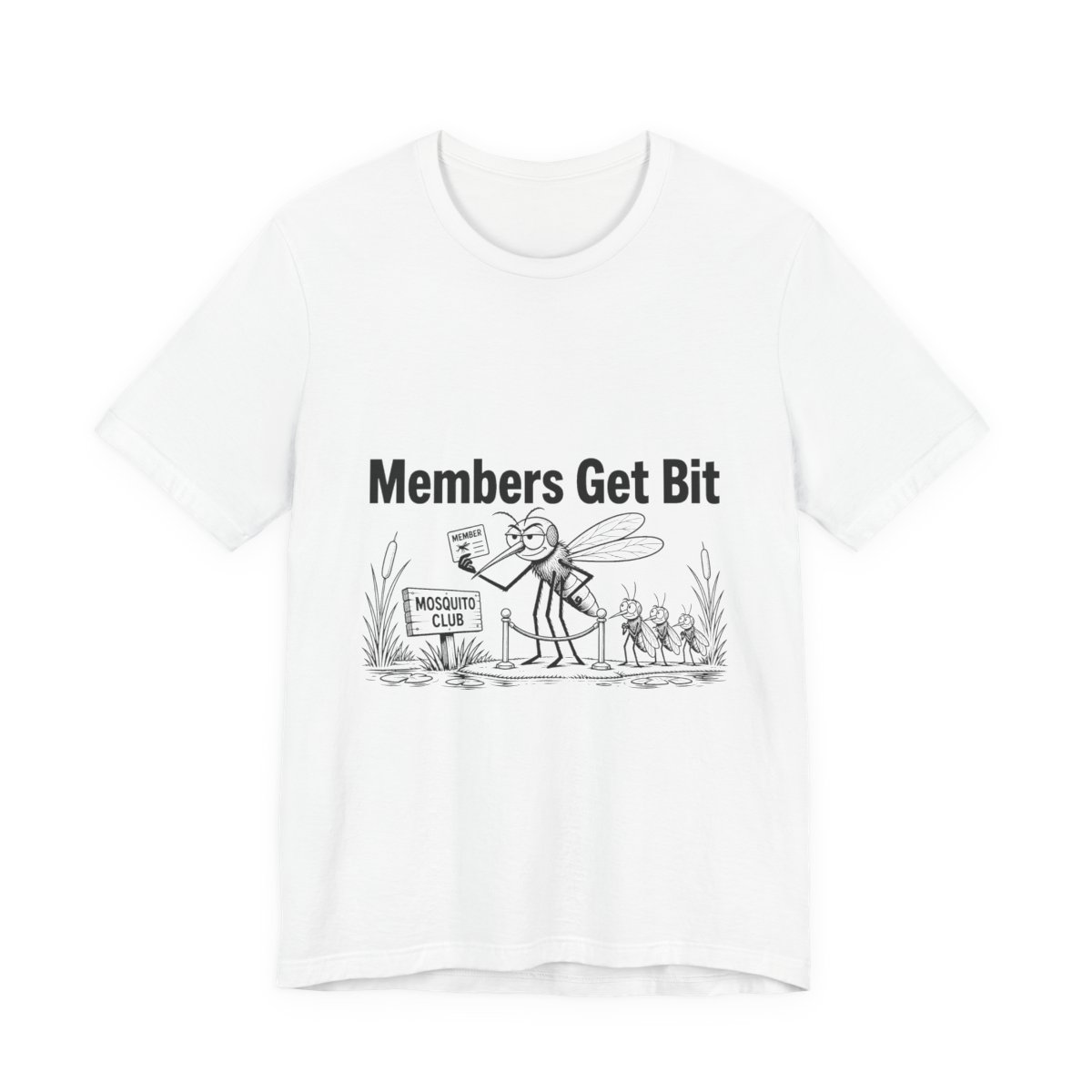 Men’s tee, Members Get Bit