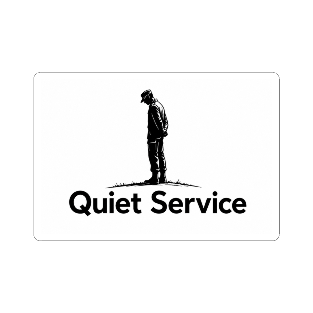 Sticker, Quiet Service